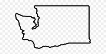 Washington Outline Rubber Stamp - Black And White Washington State Outline Washington Outline Rubber Stamp - Black And White Washington State Outline
