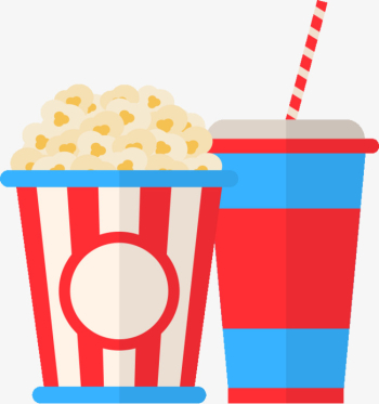 Watching Food Popcorn Drink, Food Clipart, Popcorn Clipart, Drink ...