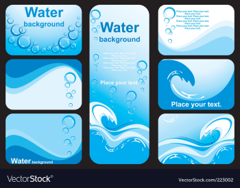 Water background image vector image Water background image vector image