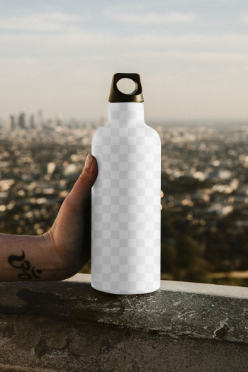 Water bottle png mockup, portable, | Free PNG Mockup - rawpixel