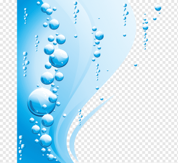 water bubbles illustration, Drop Euclidean Water Illustration, blue water drops, blue, text, computer Wallpaper png