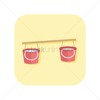 Water bucket carrier Water bucket carrier