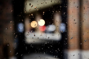 water dew on glass window water dew on glass window