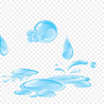 Water Drawing - A pool of water and water droplets 