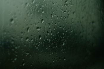 Water Droplets on Glass Window Water Droplets on Glass Window
