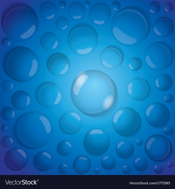 Water drops background vector image Water drops background vector image
