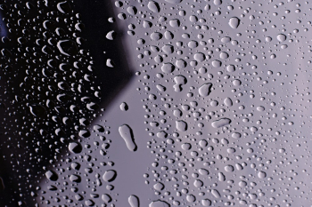 Water Drops On Glass Water Drops On Glass