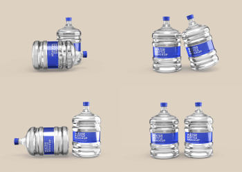 Water Gallon Mockup