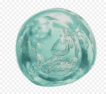 Water purification Drop Ozone generator Bubble - Blue-green water drops 