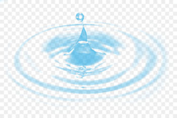 Water Transparency and translucency Drop - Transparent water ripples 