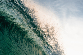 Water Waves Under Cloudy Sky Water Waves Under Cloudy Sky