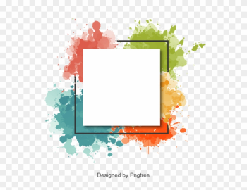 Watercolor - Border Png