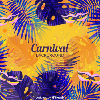 Watercolor brazilian carnival background Watercolor brazilian carnival background