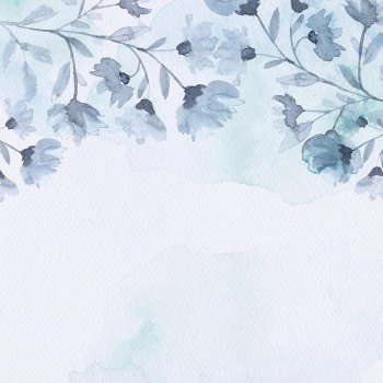 Watercolor Floral Background. Watercolor Hand Draw Banner, Card ...