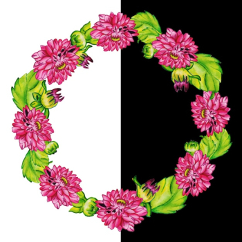 Watercolor Floral Wreath Watercolor Floral Wreath