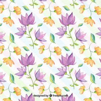 Watercolor flower background Watercolor flower background