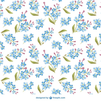 Watercolor flowers pattern Watercolor flowers pattern
