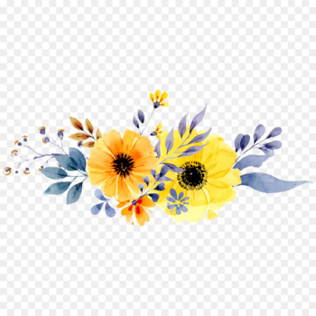 Watercolor: Flowers Watercolor painting Floral design - flower 