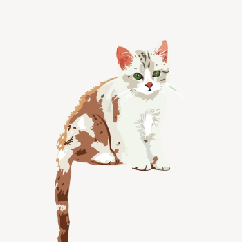 Watercolor kitten sticker, animal illustration | Free Vector - rawpixel Watercolor kitten sticker, animal illustration | Free Vector - rawpixel