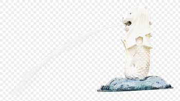 Watercolor Merlion png transparent background, | Free PNG - rawpixel