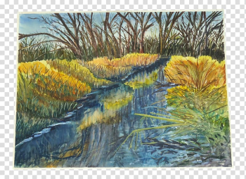 Watercolor painting Artist Landscape Ecoregion, painting transparent background PNG clipart