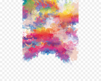 Watercolor painting - Color watercolor shading material Watercolor painting - Color watercolor shading material