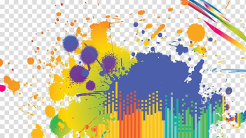 Watercolor painting DJ Mike's Mic Desktop Watercolor painting, colorful transparent background PNG clipart
