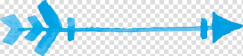 Watercolor painting Drawing Arrow, Blue arrow transparent background PNG clipart