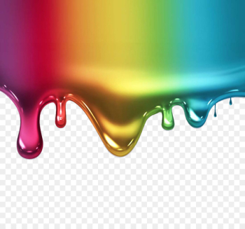 Watercolor painting Drip painting Royalty-free - Colorful paint 