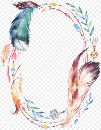 Watercolor Painting, Feather, Painting, Fashion Accessory PNG