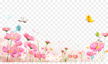 Watercolor painting Floral design Download - Watercolor floral background 