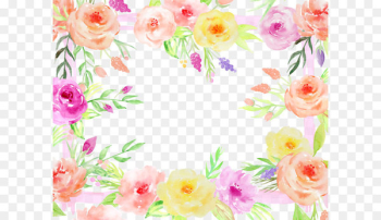Watercolor painting Flower Rose - Hand-painted watercolor roses decorative elements 