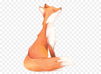 Watercolor painting Fox Clip art - Watercolor Fox Watercolor painting Fox Clip art - Watercolor Fox
