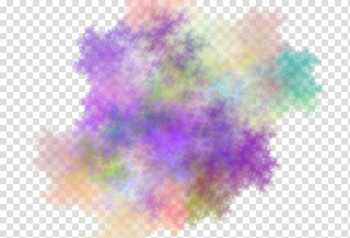Watercolor painting Fractal art Rainbow Digital art, rainbow frog transparent background PNG clipart