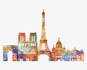 Watercolor Painting In Paris, Watercolor Clipart, Paris Clipart ...
