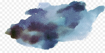 Watercolor painting Ink - Dark blue watercolor effect Watercolor painting Ink - Dark blue watercolor effect