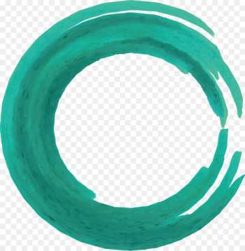 Watercolor painting Ink - Green ring watercolor brush Watercolor painting Ink - Green ring watercolor brush