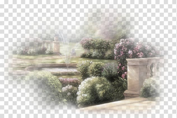 Watercolor painting Landscape painting Ink wash painting Text, painting transparent background PNG clipart