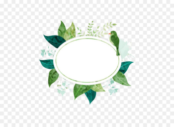 Watercolor painting Leaf - Vector retro pattern border Watercolor painting Leaf - Vector retro pattern border