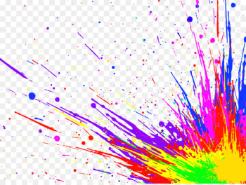 Watercolor painting - Paint splash Watercolor painting - Paint splash