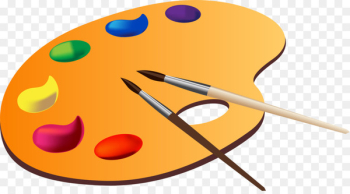 Watercolor painting Palette Vector graphics Image - paintbrushes design element 