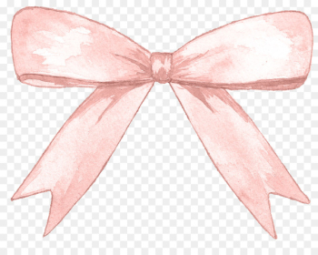 Watercolor painting Pink - Hand painted watercolor pink bow Watercolor painting Pink - Hand painted watercolor pink bow