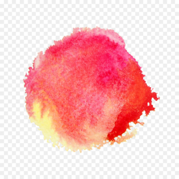 Watercolor painting Red - Round watercolor drops Watercolor painting Red - Round watercolor drops