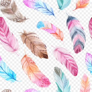 Watercolor painting Royalty-free Drawing - watercolor feather 