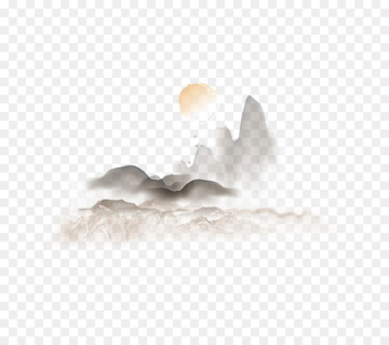 Watercolor painting Sunset - Sunset west mountain Watercolor painting Sunset - Sunset west mountain
