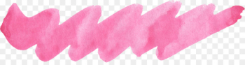 Watercolor painting Transparent Watercolor Wheel Brush Pink - pink brush stroke 