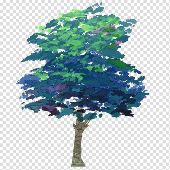 Watercolor painting Tree, painting transparent background PNG clipart