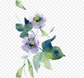 Watercolor painting Watercolor: Flowers Floral design - Watercolor flowers 