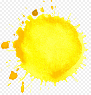 Watercolor painting Yellow Clip art - YELLOW Watercolor painting Yellow Clip art - YELLOW