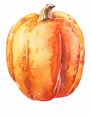 Watercolor Pumpkins Png - Watercolor Pumpkin Clipart Transparent ...